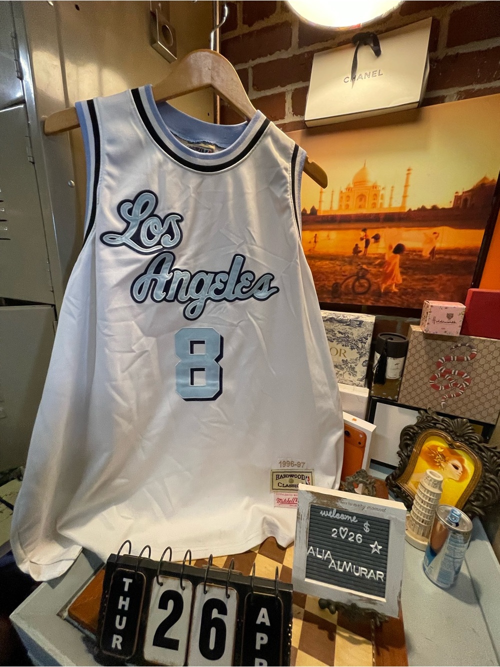 KOBE BRYANT #8 Los Angeles Lakers Hardwood Classics Mitchell & Ness JERSEY